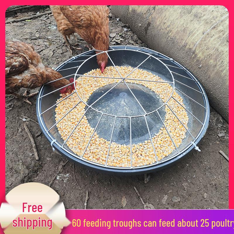 Automatic Free-Range Chicken, Duck, and Goose Feeder - Spill-Proof, Durable, and Carefully Designed