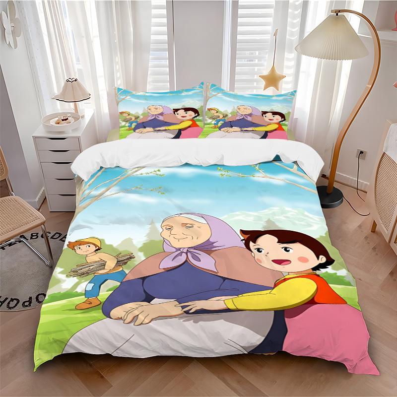 Warm Embrace Alps Print 3Pcs Bedding Set,Duvet Cover with 2 Bedro,Pillowcase Home Birthday Gift