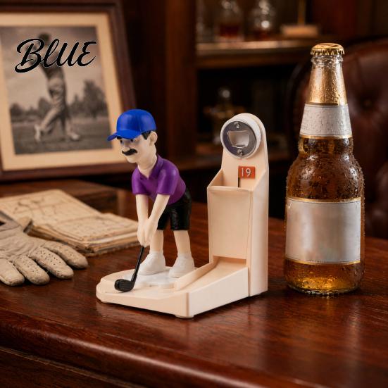 Home Bar Bottle Opener Opener Golf Swing Beer Shape Fun Board Game Dinner Party Accessory Durable Creative Ornament for Bars And Parties Atmosphere