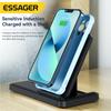 Essager 4 In 1 Wireless Charger Stand 15w Charging For Iphone 14 13 12 11 X Apple Watch Pencil Airpods Pro Chargers Dock Station