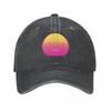 Retrowave Sun Icon of Synthwave Baseball Cap Vintage Fashion Women'S Hat 2024 Men'S