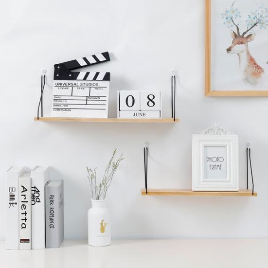 Home Room Wandbehang Einzelbrett Töpfe Figuren Lagerregal Regalhalter