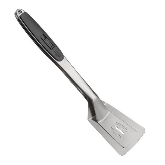 Anti-Scald Spatula Tongs Stainless Steel Food Shovel Clamp 2-in-1 Sliding