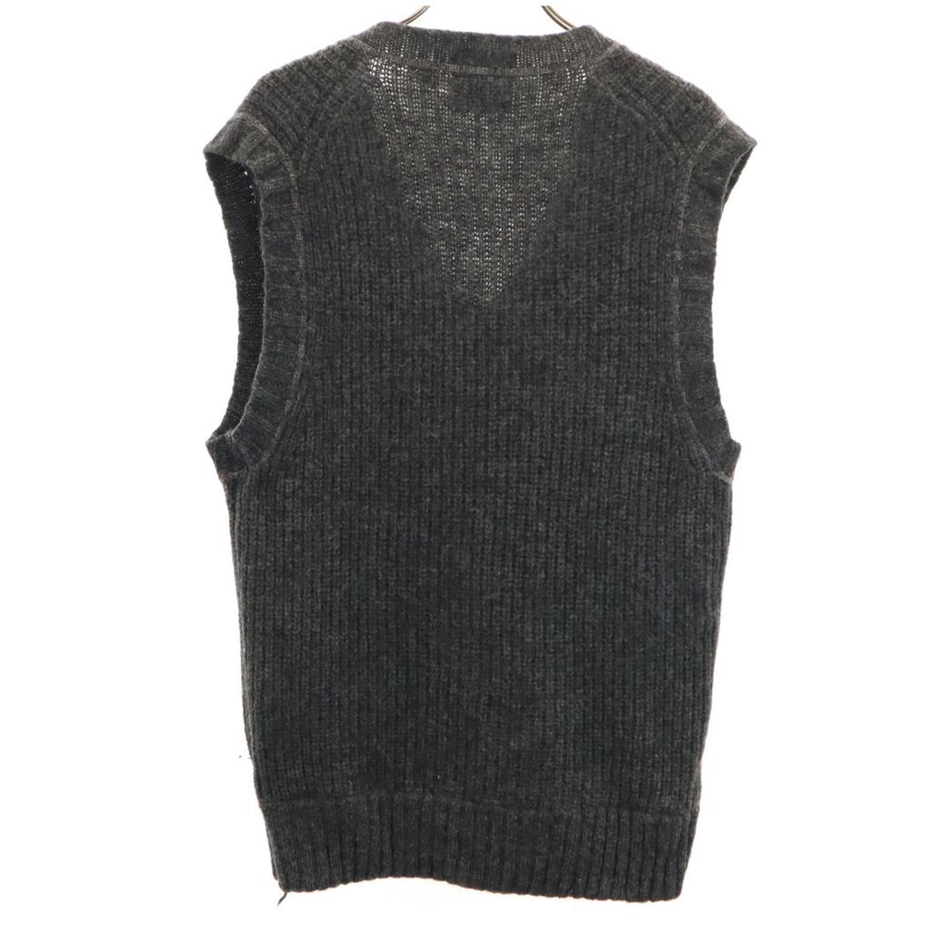 Γιλέκο πλεκτό με V λαιμό Chaps by Ralph Lauren 70s 80s vintage S γκρι Ανδρικό Μεταχειρισμένο