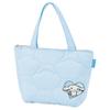 Quilted Fabric Insulated Lunch Tote Bag with Sanrio Cinnamoroll Drawing Pocket, KBCT9-A
