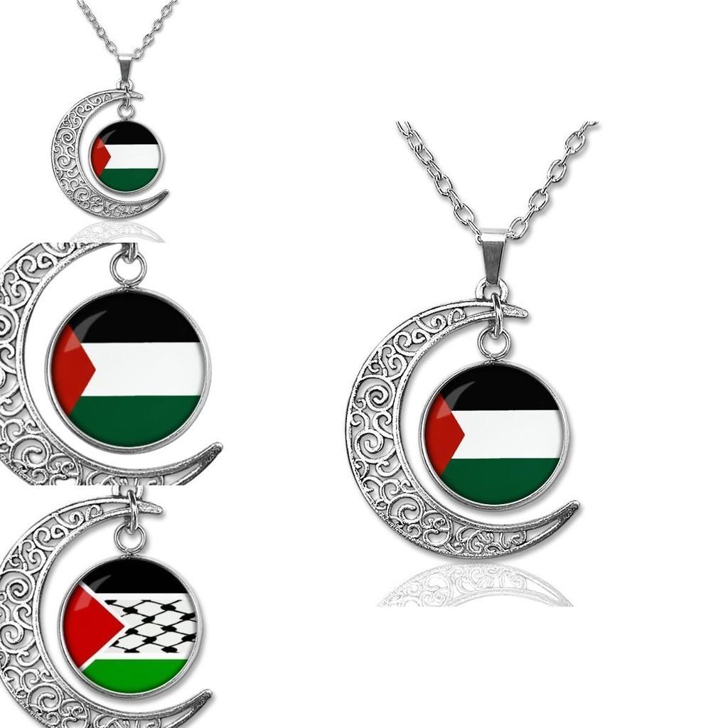 Handcrafted Retro Pendant Necklace With Hollow Moon Design Geometric Style Unisex 15g