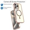 Camera Stand Solid Color for MagSafe Case For iPhone 16 Pro Max 15 14 Pro 13 12 Lens Bracket Protection Shockproof Magnetic Slim Hard PC Phone Cover