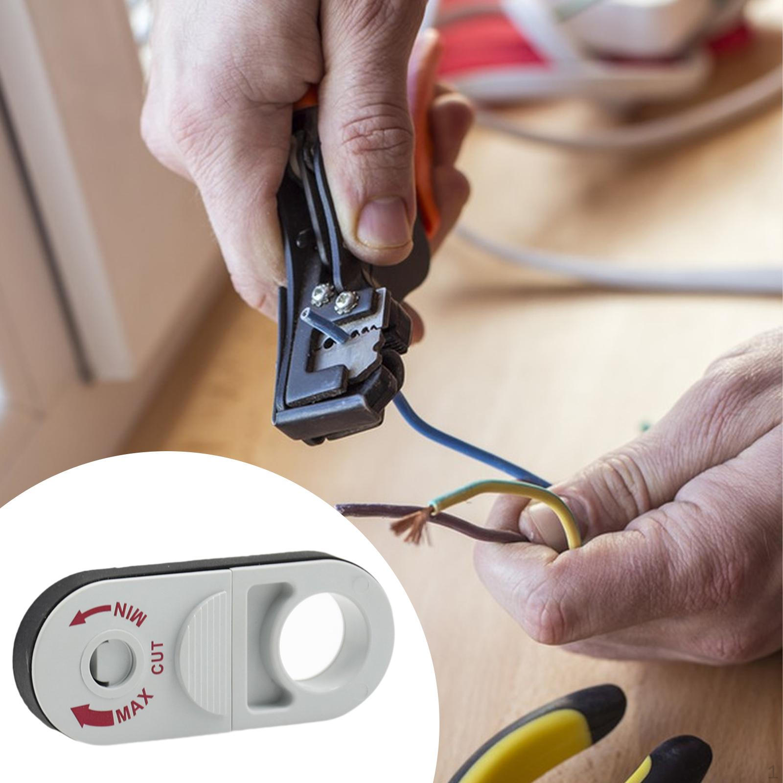 Coaxial Cable Tool Wire Crimping Pliers Multifunctional Coax Crimper Wires for Winding