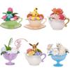 Pokemon Eevee Bulbasaur Flower Cup Figure Set - Cute Mini Collectible Toy Gift for Kids & Fans