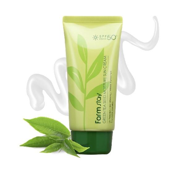 

FARM STAY Green Tea Seed Moisture Sun Cream SPF 50+ PA +++ 70гр.
