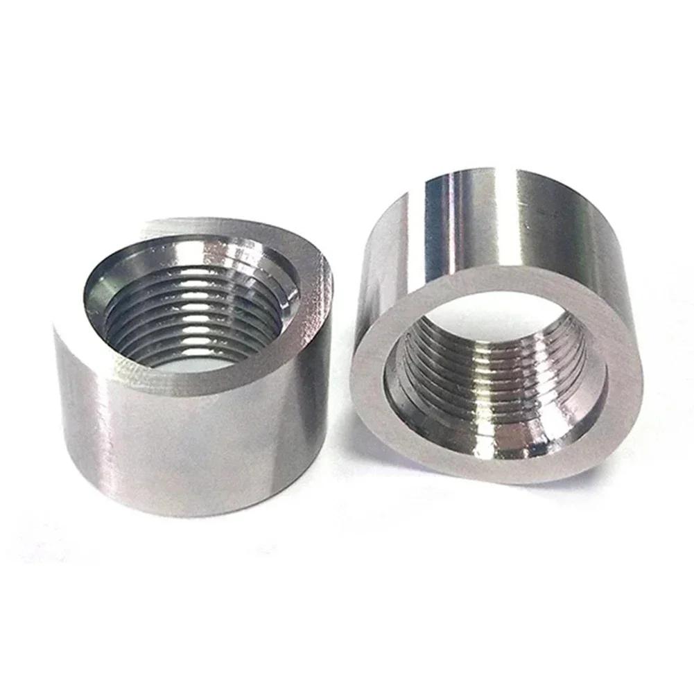 M18X1.5 Stainless Steels Oxygen Sensor Bung Plug Nut Stepped Mounting Cap Kit Plug Nut Plug Wideband Nut Fitting Weld Bungs