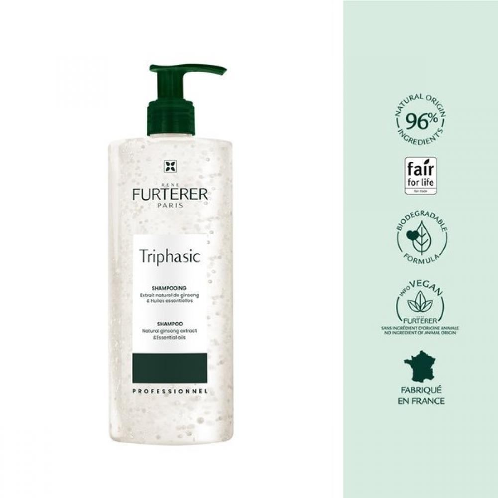 Rene Furterer [15 000 Krw Off] Ampoule Shampoo 500ml Duo  +fortifying Shampoo 250ml + Shopping Bag + Thank You Card 