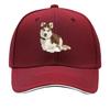 Vibrant Husky Art Print Home Decor Hip Hop hat Fashion Outdoor Sports Sandwich Baseball Cap
