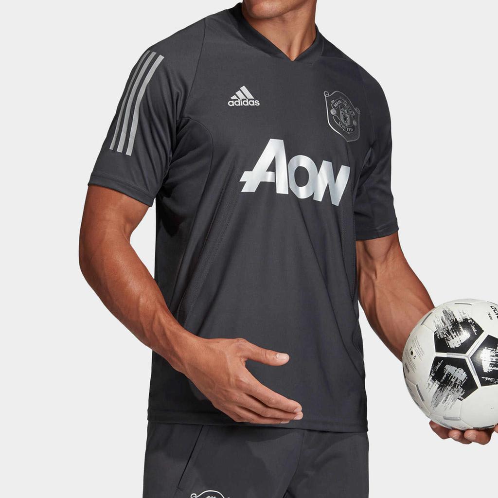 Adidas Manchester United T Shirt Men's Gray DX9007-