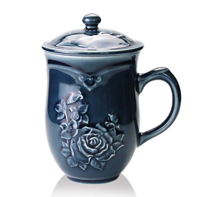 Qian Tang Xuan Sapphire Blue Glaze Ceramic Cup