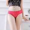 Plus Size Women's Waist Sexy Luxury Lace Hip Lift Beauty Hip Perspective Briefs Underwear