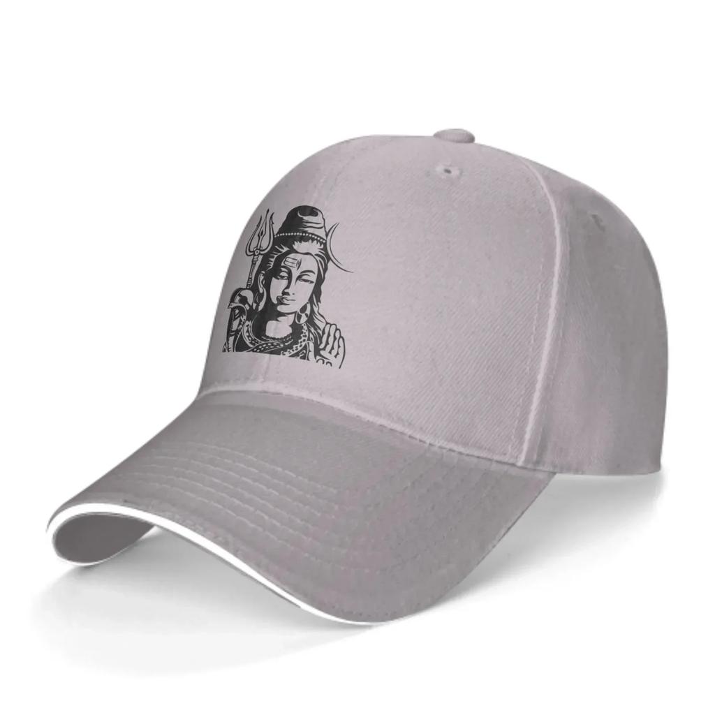 Shiva Adjustable Women Men Back Closure Caps Washed Sandwich Caps Sports Outdoor Baseball Hat