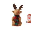 Rotating Reindeer Singing Santa Claus Christmas Toy Gift