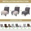Husă Scaun Accent Fără Mâneci Stretch Spandex Huse Sofá Husă Scaun Individual Culoare Solidă pentru Living Hotel Decor Casă