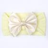 New soft nylon children's hair accessories, baby wide-edge bow elastic headscarf, baby headband.