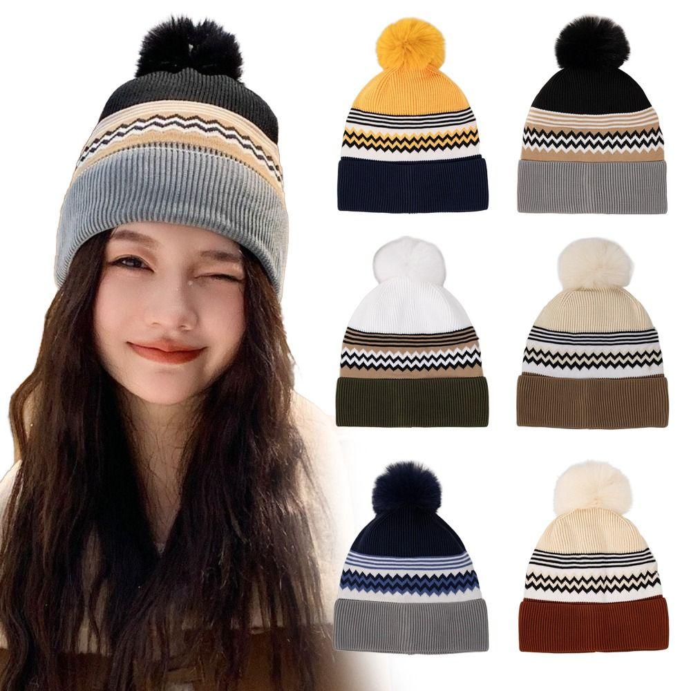 Warm Beanie Bonnet Wool Acrylic Hip Hop Cap Fashion Cold Cap  Gift