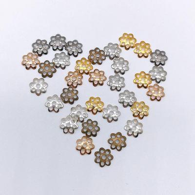 10 000 ks/sáček 6mm 8mm Květinové kloboučky na korálky pro DIY šperky a přívěsky
