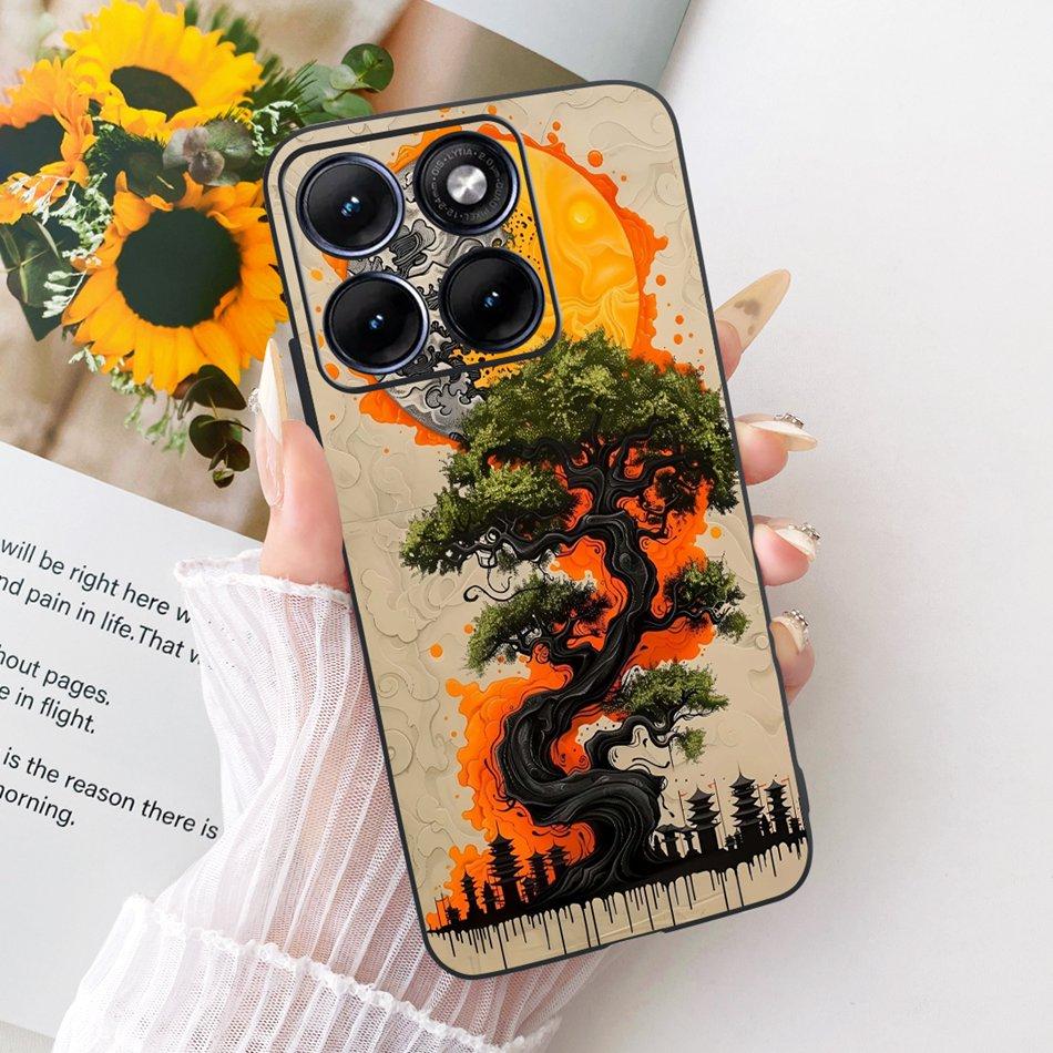For Motorola Edge 70 Fusion Cool Dragon Tiger Pattern Phone Case For Motorola Edge70 Fusion 5G XT2605 Black Silicone Soft Bumper