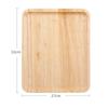 Coffee Tea Tray Wooden Serving Tray Rectangle Wooden Plate Kitchen Tray for Food Fruit Cake Snack Serving Plate Wood Tableware