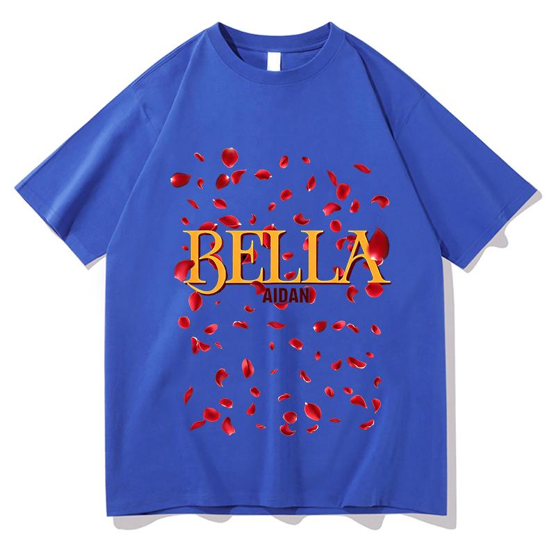 2026 New Aidan Bella Tshirts Summer Unisex Fashion Casual Tees Unisexs Unisexs Outdoor Sports Crew Neck Aesthetic Tops Streetwear