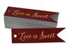 Inkdotpot Gold Foil Paper Hang Tags Love Is Sweet Wedding Favor Tags 100