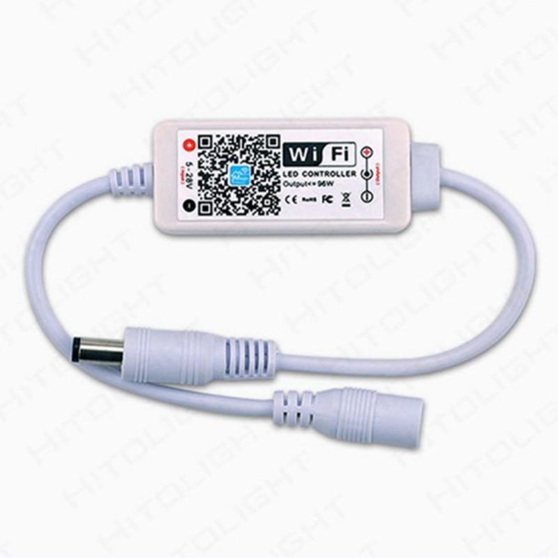 Single Color LED Controller Smart Phone Alexa Dimming Wireless WiFi Controller for 5050 LED Strip