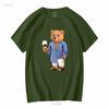 T-shirt Biologica BARON FILOU Lxxvi Bianca PE24 manica lunga o corta vintage Lavata Elasticizzata Leggermente streetwear Morbida