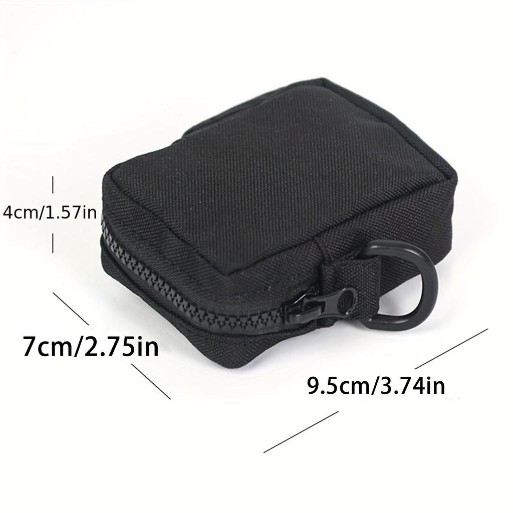 1PC Outdoor Sports Multi-functional Tactical Waist Bag, Accessory Bag, Simple and Durable Card Bag, Coin Purse, Waist Bag
