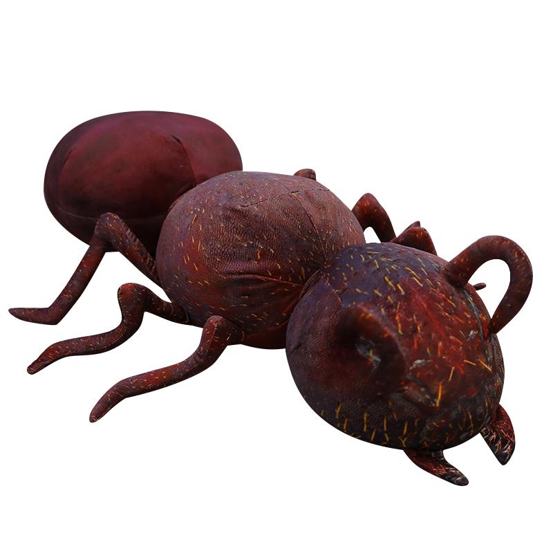 

Гигантский размер, реалистичный плюшевый муравей, мягкая кукла, мультяшная подушка с животными, кровать, офисный декор, трюк, подарок для ребенка 45cm