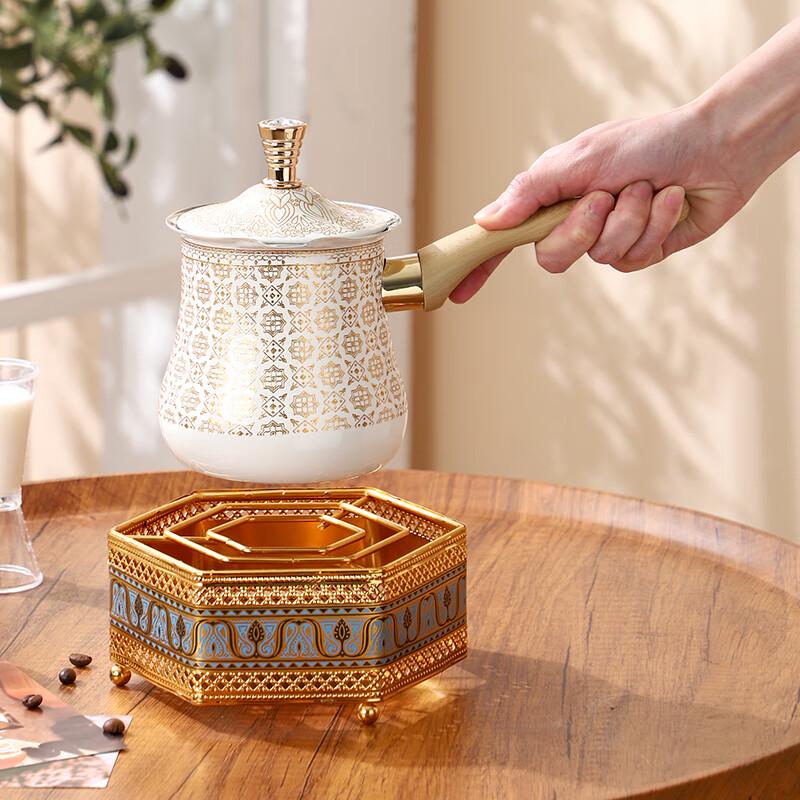 Kadijia KD Ethnic Style Stainless Steel Tea & Coffee Pot
