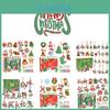Adorable Cartoon Styled Acrylic Christmas Diamond Painting Keychain Gift Box 15 Pieces