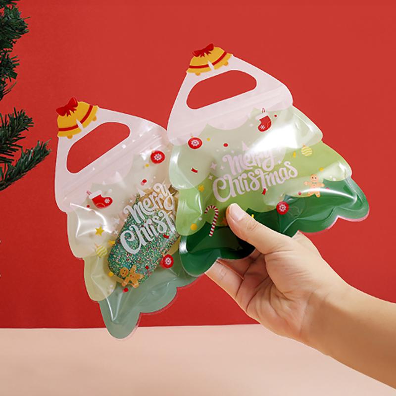 Christmas Gift Bags Santa Elk Snowflake Tote Bag Children'S Gift Bags Thickened Non-Woven Waterproof Bag Christmas Decoration