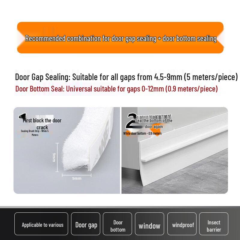 Self-Adhesive Door and Window Sealing Brush Strip