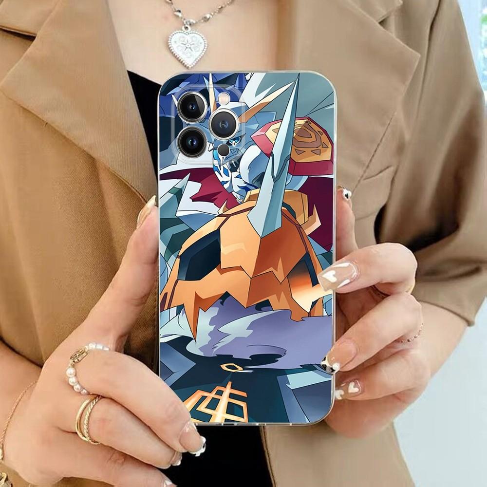 Digital Monster Digimon Phone Case For IPhone XR X XS Max 14 13 Pro Max 11 12 Mini 6 7 8 Plus SE 2020 Printing Cover
