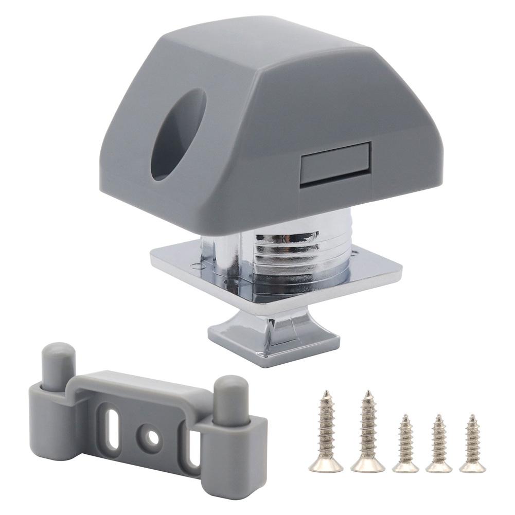 Push Button Catch Lock, Keyless RV Push Cabinet Locks, Multifunctional Metal Push Button Lock, RV Compartment Catches For RV Yacht Boat Motorhome