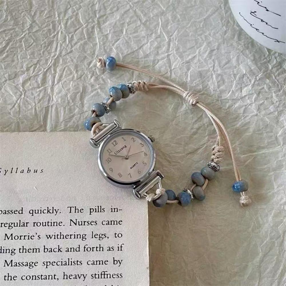 Nieuw Kralen Armband Horloge Verstelbare Band Hanger Ketting Horloge Kwarts Horloge Vrouwen Meisjes