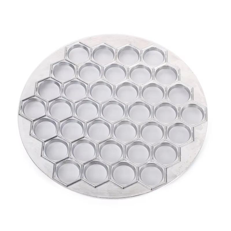 New Pelmeni Dumpling Mold Metal 37 Hole Pastry Press Kitchen Dough Press Ravioli Making Mould for Ravioli and Dumplings
