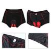 Damen Herren 3D Gepolsterte Radhose Anti-Rutsch-Bein Radunterwäsche Breiter Bund Radfahren Fahrrad-Motorrad-Unterhose