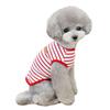 Bomull Hundkläder Randiga Små Hundar Tröjor Söta Valp Ärmlös Väst för Liten Stor Hund