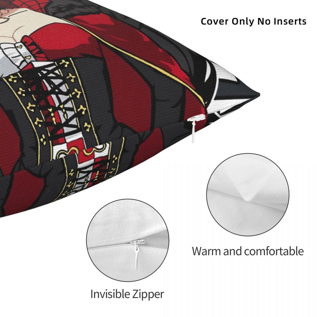 Ookami Mio Pillow Cover Soft Pillow Case Cushion Cover Fashion Custom DIY Pillowcases For Sofa Home Decoration