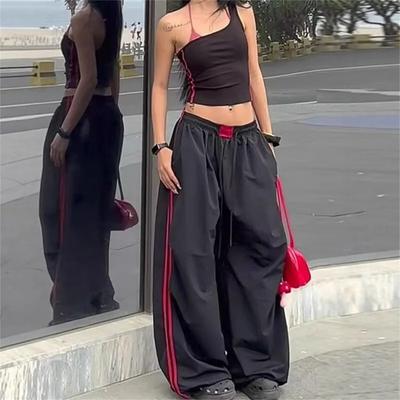 VIONA Loose Joggers Pants Women Cargo Pants Vintage Streetwear Hip Hop Y2k Baggy Wide Leg Sweatpants Casual Pockets Fashion Trousers