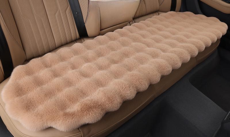 Plush Car Seat Cushion Universal Winter Warm Vehicle Seat Cover Ultra-Soft Auto Chair Protector Pad for Car Interior Accessories