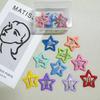 10pz Fermacapelli a Stella Colorati Luminescenti, Mollette BB a Scatto, Barrettine Luminose, Pinze per Capelli Bambina, Accessori per Acconciature Bambini