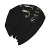 Biihudu Yeshua My Life Jesus Skull - Unisex Hip Hop Beanie Hat With "Jesus" Lettering, & Golden Design, Comfortable Stretch Fit