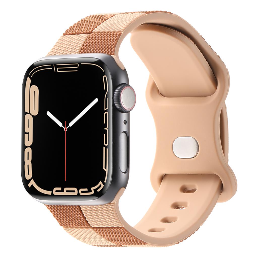 Sport Silicone Band For Apple Watch Strap 40mm 44mm 45mm 46mm Ultra 2 49mm 41mm 42 Mm Wristband Bracelet iWatch Series 7 6 8 9 10 SE 38mm Belt